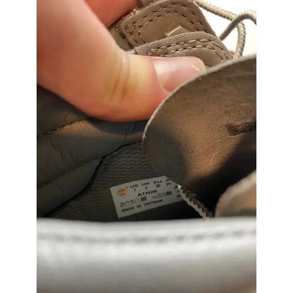 Timberland Dausette Women’s 7 Gray Nubuck High Sneaker Boot Ortholite A1H26 - Picture 8 of 8